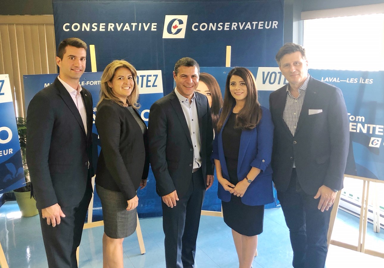 Le Lieutenant Politique Pour Le Quebec Pour Le Parti Conservateur Du Canada Etait De Passage A Laval L Echo De Laval