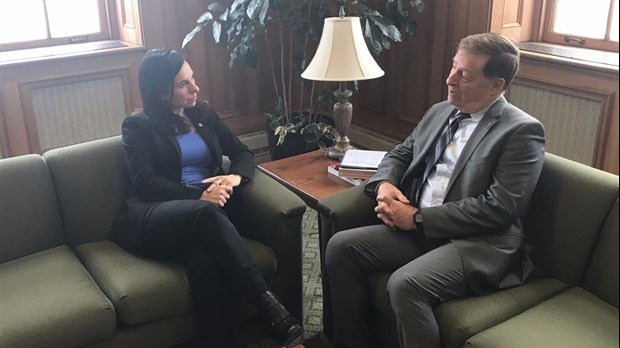 Première visite du maire de Laval, Marc Demers à la mairesse de Montréal, Valérie Plante