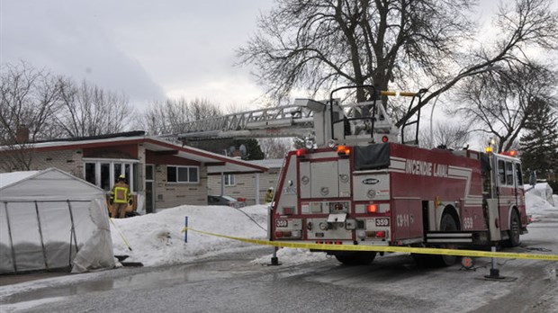 Un septuagénaire blessé dans un incendie