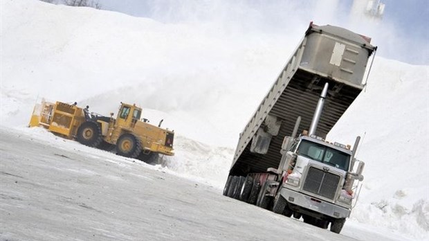 La Ville ferme un dépôt à neige par sécurité