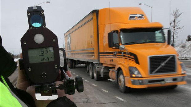 Opération spéciale afin de surveiller les limites de vitesse