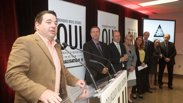 Une coalition en appui au projet d’inversion de l'oléoduc 9 voit le jour