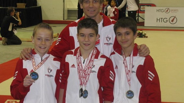 Beau succès pour trois jeunes gymnastes