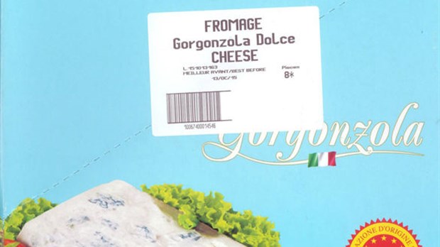 Certains fromages «Gorgonzola Dolce» de marque Il Villagio sont rappelés
