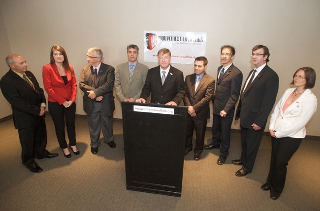 Le Mouvement lavallois dévoile ses candidats dans le centre de Laval