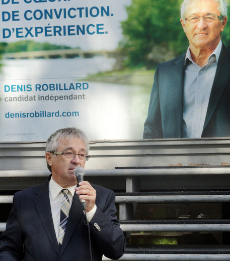 Denis Robillard lance sa campagne
