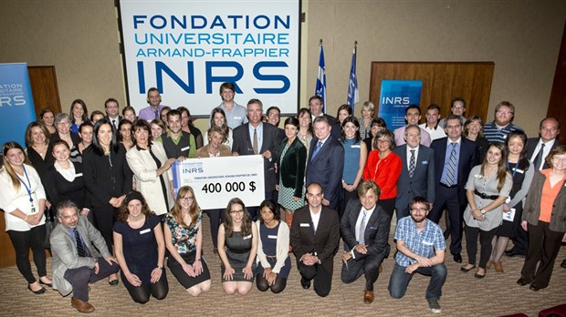 Fondation universitaire Armand-Frappier de l'INRS : 400 000 $ pour trente boursiers