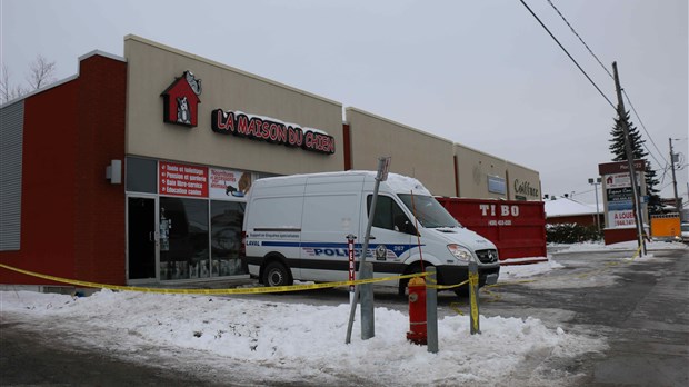 Incendie criminel dans un bâtiment commercial de Sainte-Rose