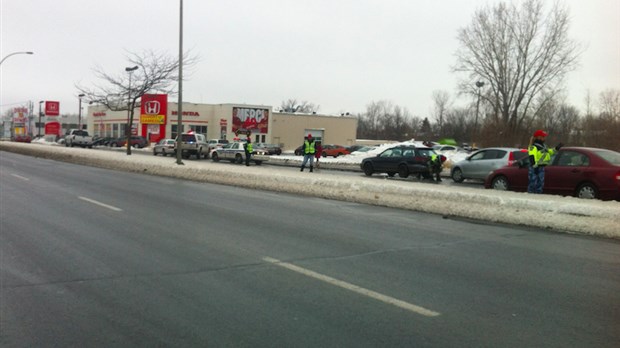 Opérations de vérification des pneus d’hiver