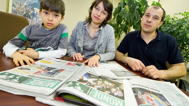 Une famille de Chomedey inquiète de voir la Russie envahir leur pays d'origine