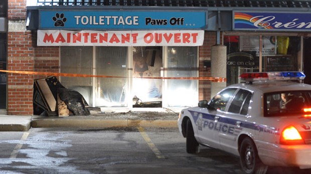 Un salon de toilettage attaqué aux cocktails Molotov à Laval