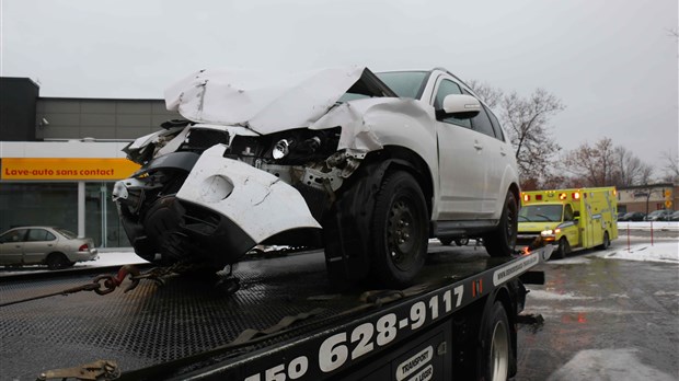 La Sûreté du Québec souhaite une réduction des collisions.