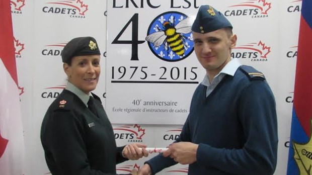 Un élève-officier de Laval gradue de l’école Régionale des Instructeurs de cadets de l’Est