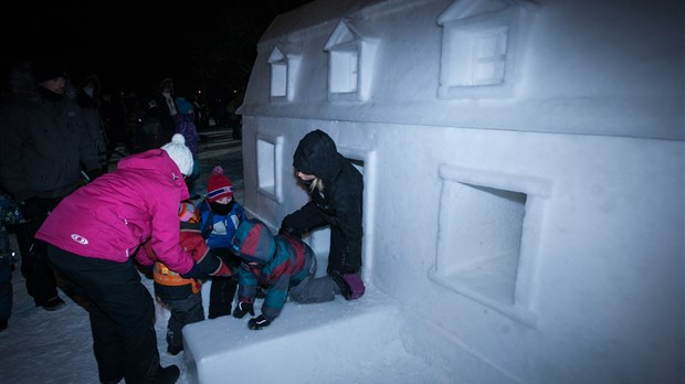 C'est parti pour Laval en blanc