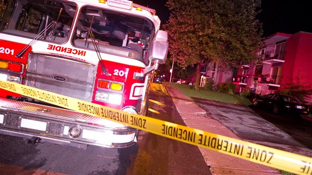 Incendie dans un bâtiment résidentiel de Pont-Viau