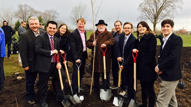 Première plantation pour la Forêt du 50e