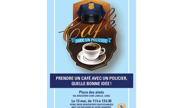 Les prochains rendez-vous «café avec un policier»