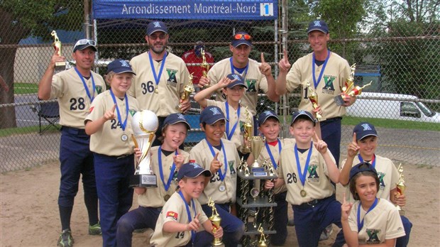Baseball: les Éperviers de Vimont-Auteuil remportent le tournoi provincial Moustique A de Montréal-Nord