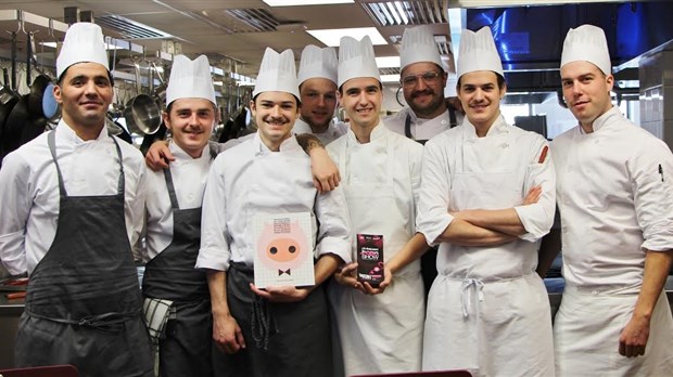 Le lavallois Alexis Lessard au concours de la relève culinaire Le Porc Show