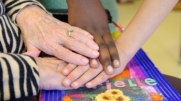 Fête de clôture du projet intergénérationnel Biographie à 4 mains