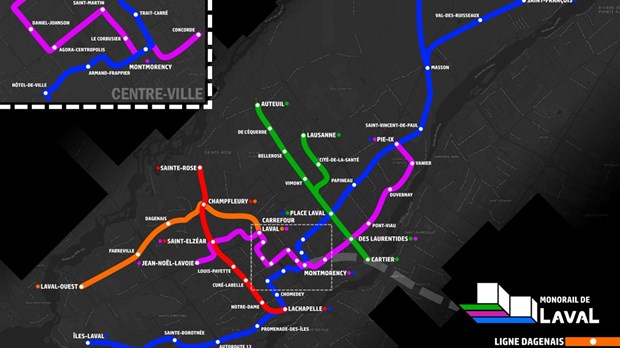Un candidat à la mairie de Laval propose un réseau de monorail 
