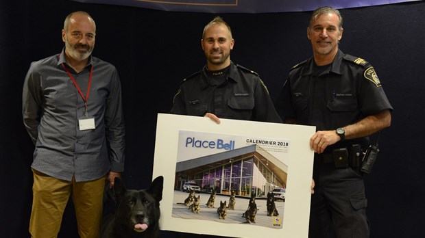 Le calendrier 2018 des maitres-chiens est arrivé!