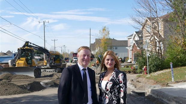 La conseillère Aline Dib fière des travaux entrepris sur la 100e avenue