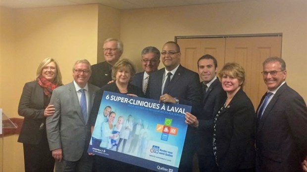 Le gouvernement annonce l’implantation de six super-cliniques à Laval et le lancement du projet-pilote de Rendez-vous santé Québec