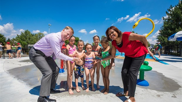 Jeux d’eau au parc des Saules: Un investissement de 391 866 $
