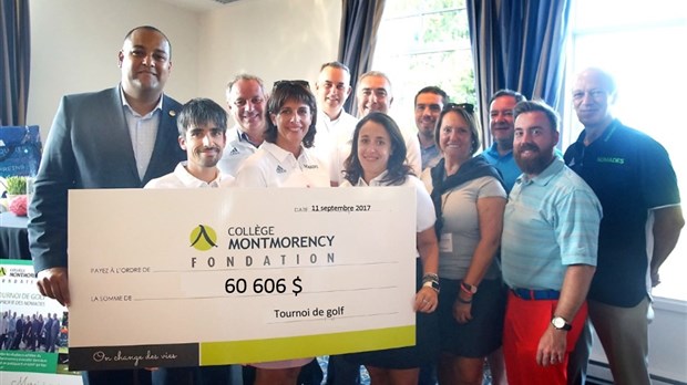 La Fondation du Collège Montmorency amasse 60 606 $  lors de la 30e édition de son tournoi de golf au profit des Nomades 