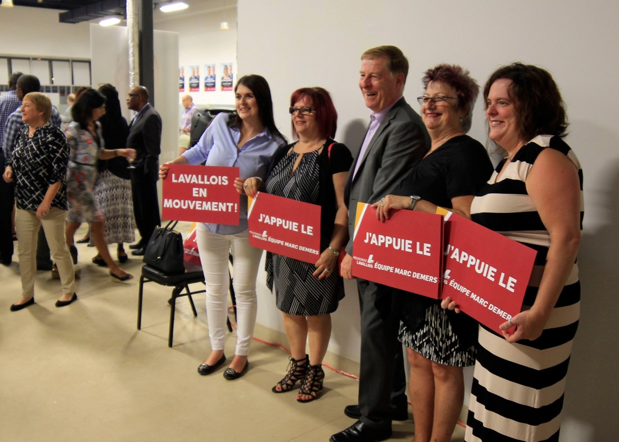 L’équipe Demers inaugure son local électoral au centre-ville