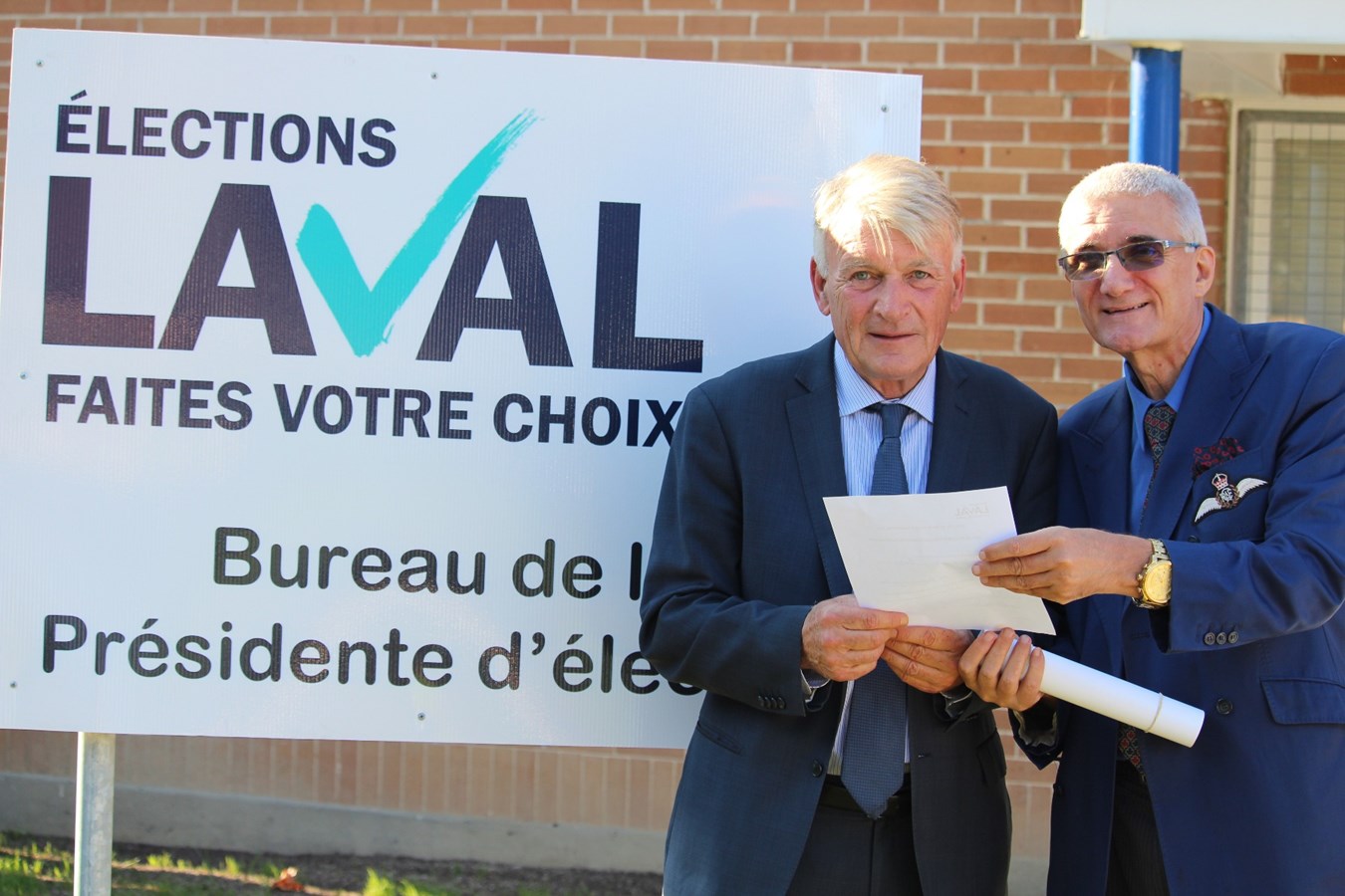 Marc Demers annule une remise de médailles puisque l’un des récipiendaires est candidat avec Jean-Claude Gobé