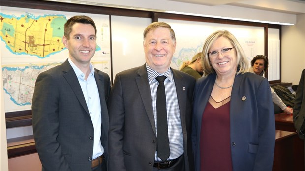 Le maire Demers rencontre le ministre André Fortin