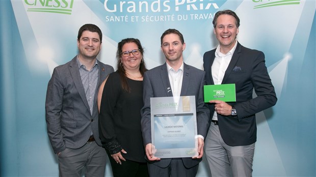 L'entreprise Coffrage Alliance coronnée lauréat Bronze au Gala national des Grands Prix santé et sécurité du travail