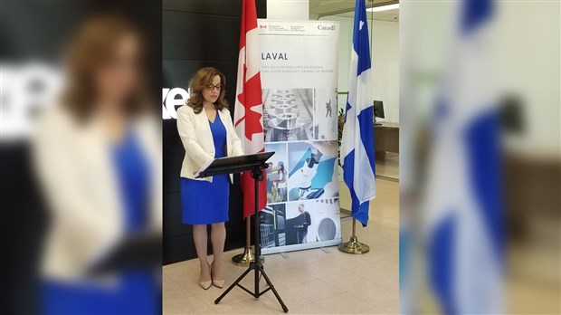 Eva Nassif annonce le soutien financier du gouvernement du Canada pour deux entreprises lavalloises 