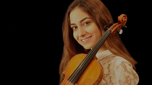 La violoniste Lynette Israilian, gagnante chez les 19-30 ans