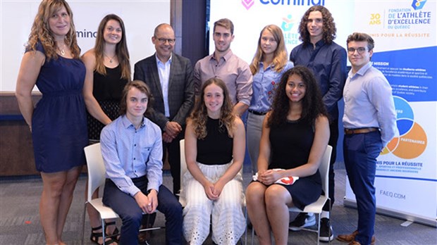 La Fondation de l’athlète d’excellence remet 40 000 $ dans le cadre du Programme de bourses Cominar