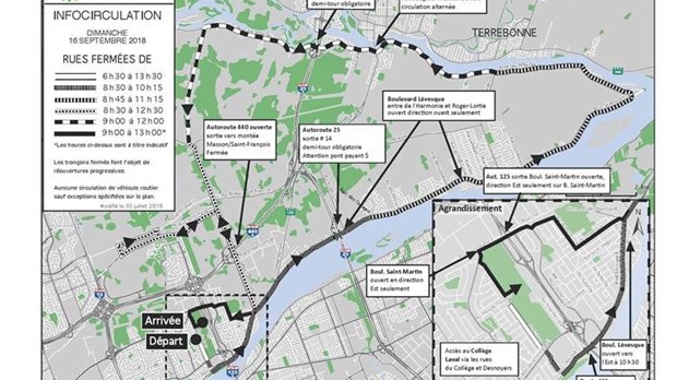 Tour cycliste Laval à vélo : prévoyez-vos déplacements   