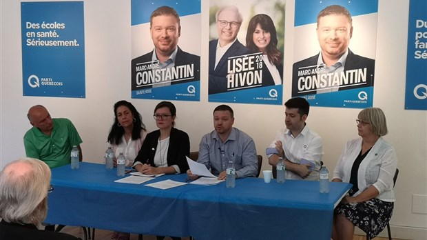 La candidate péquiste dans Fabre, Odette Lavigne annonce ses engangements pour les familles lavalloises