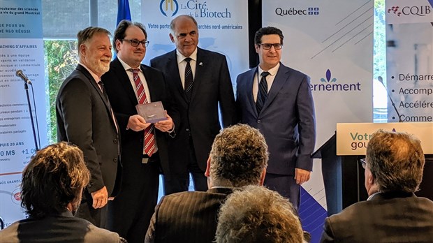 Laval: 360 000 $ de la Ville et 1,2 millions $ du Gouvernement attribués au Centre québécois d'innovation en biotechnologie