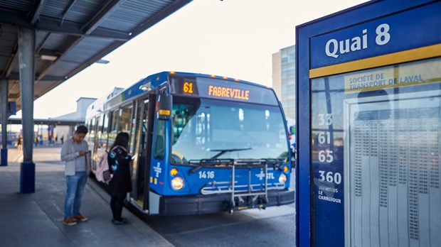 L'horaire d'hiver des transports de Laval appliqué dès le 4 janvier