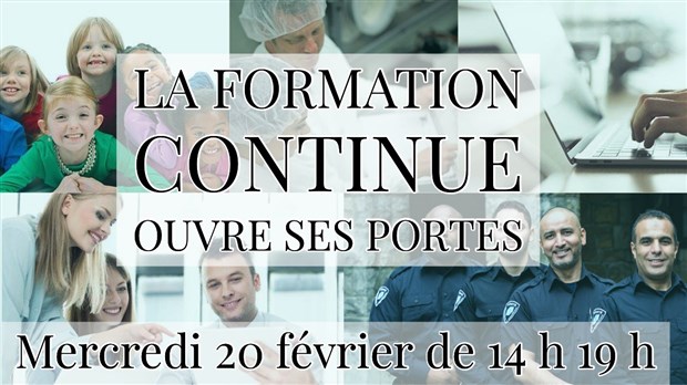 La Formation continue du Cégep Gérald-Godin vous ouvre ses portes