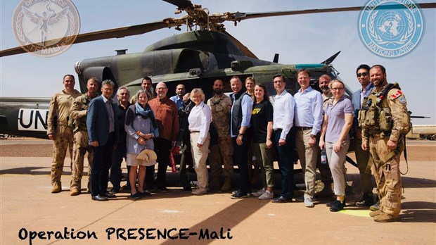 Le député Yves Robillard a pris part à la mission parlementaire du Comité sur la Défense National au Mali
