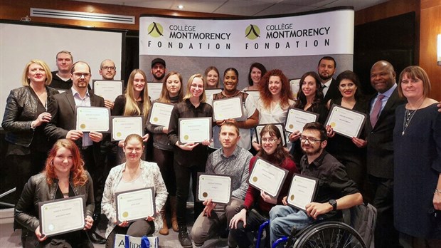 La Fondation du Collège Montmorency remet 10 000 $ en bourses de persévérance