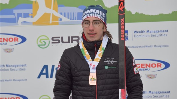 Matisse Julien remporte 3 médailles lors du championnat canadien de ski de fond
