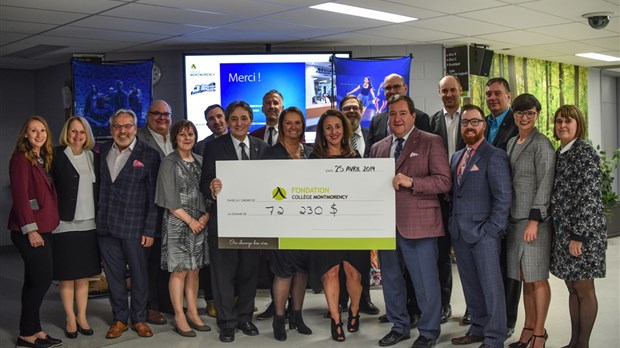 La Fondation du Collège Montmorency amasse 72 230 $ 