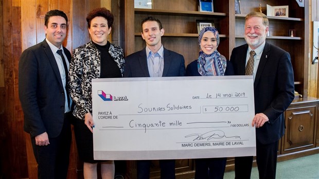 La Ville de Laval accorde une subvention de 50 000 $ à Sourires Solidaires