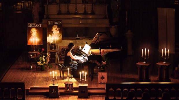 Mozart et Beethoven : Un Grand récital de piano sous les chandelles