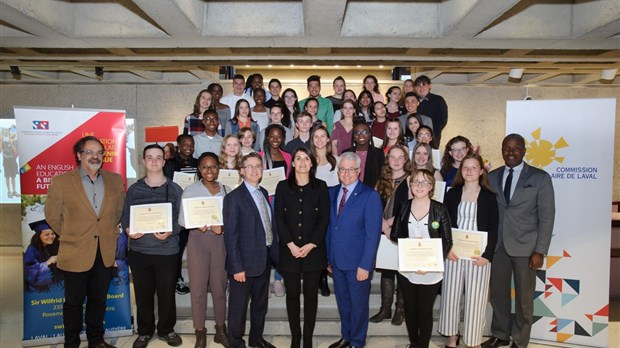 Des jeunes Lavallois honorés pour leur dévouement auprès de la communauté