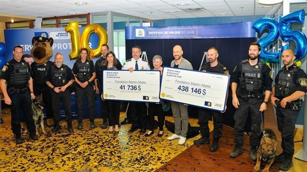 Près d’un demi-million de dollars remis à la Fondation Martin-Matte depuis 10 ans !